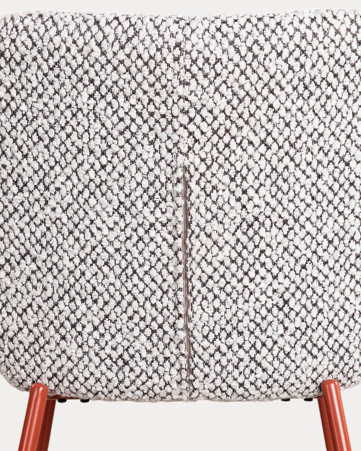 Pack 4 Sillas de Comedor de Tela con Estampado y Metal Eider , imagen de galería 7