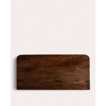 Cabecero para Cama de Madera de Mango (80x160 cm) Vanile Mango Oscuro - The Masie