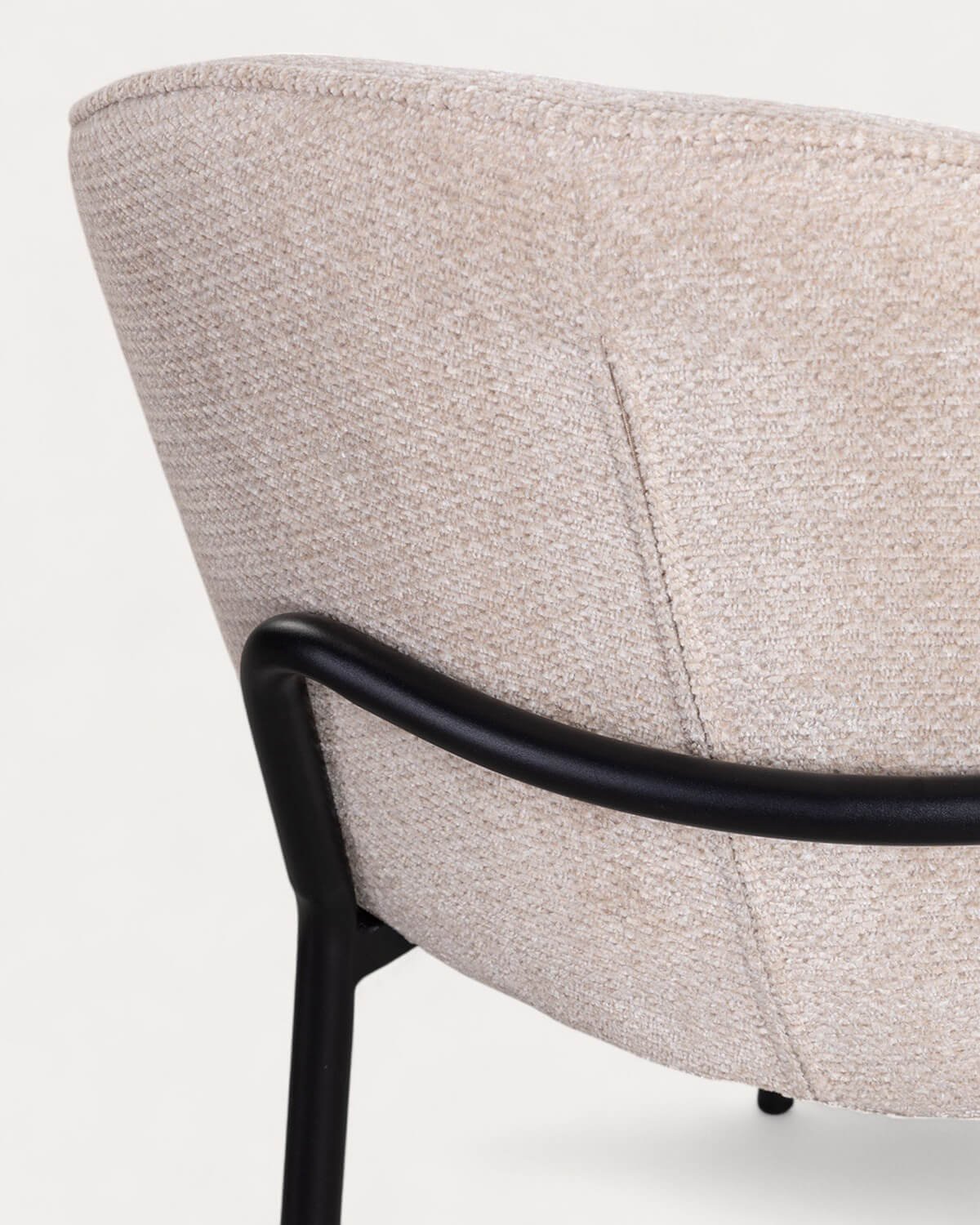 Silla de Comedor de Tela y Metal Emna, imagen de galería 7