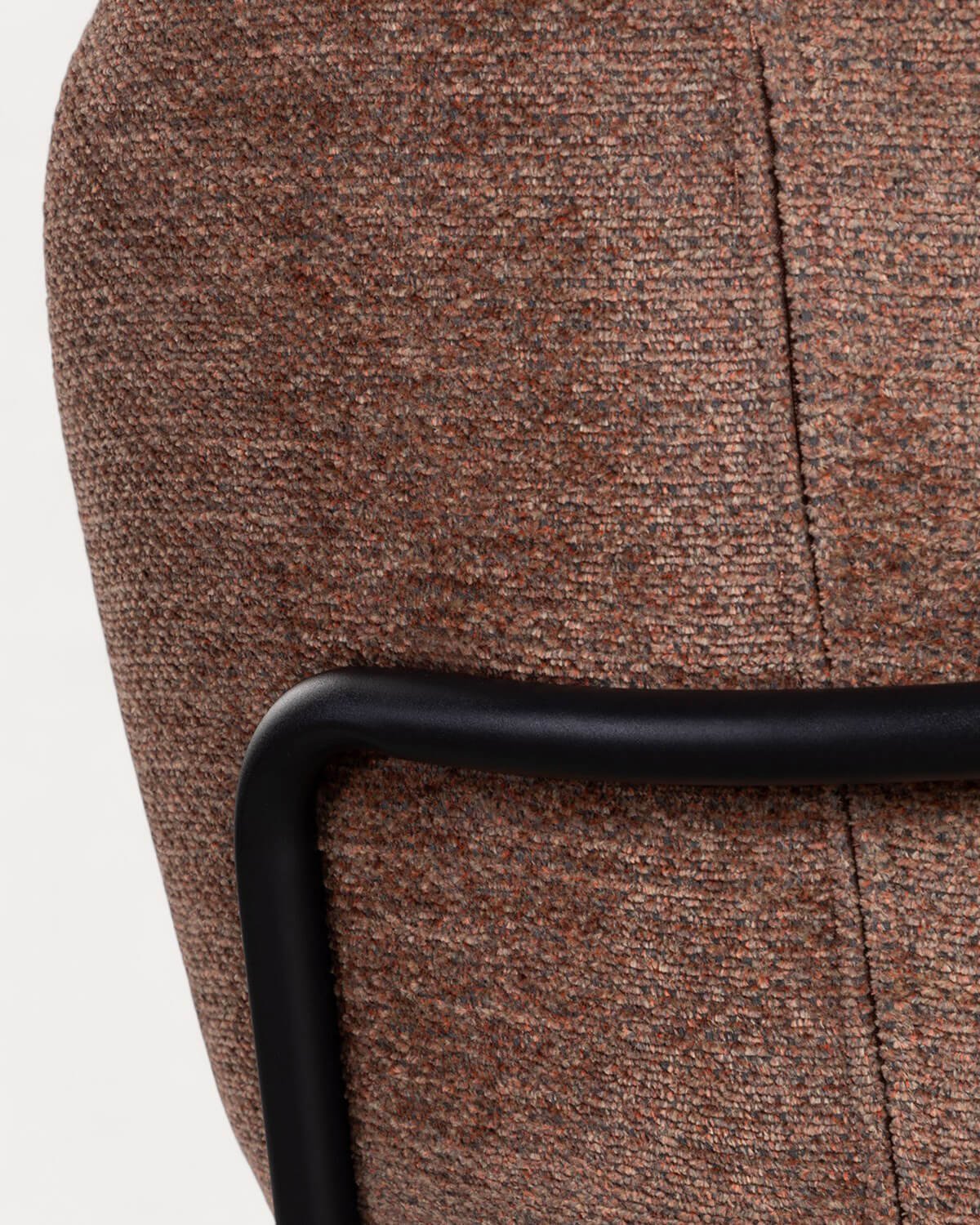 Silla de Comedor de Tela y Metal Emna, imagen de galería 7