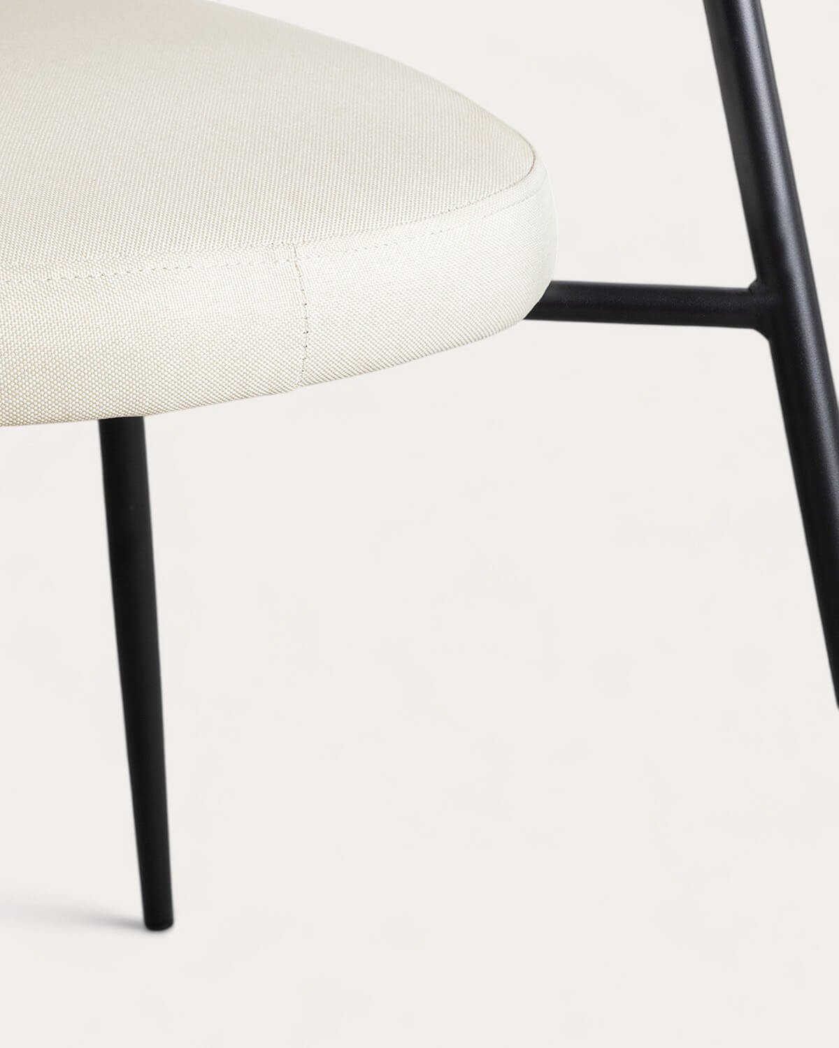 Silla de Comedor de Metal y Tela Eloise, imagen de galería 7