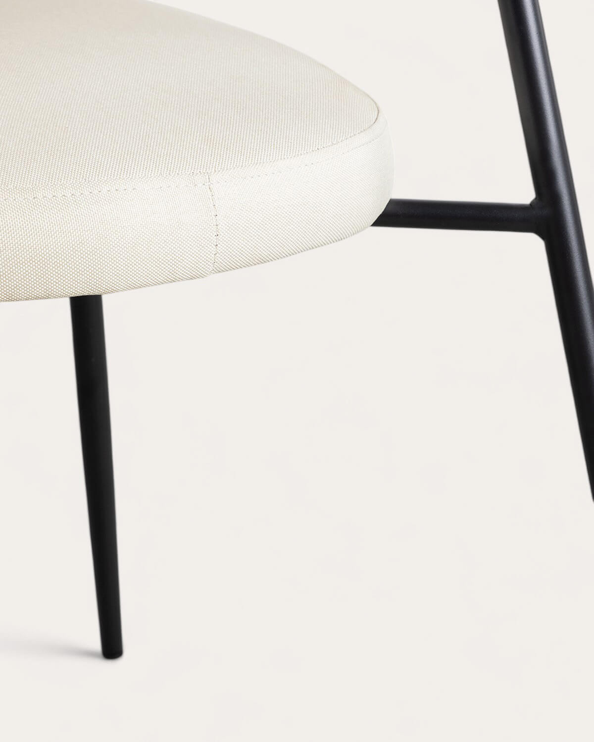 Pack 2 Sillas de Comedor de Metal y Tela Eloise, imagen de galería 7