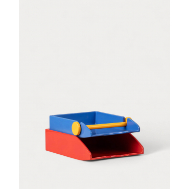 Bandeja Organizador de Escritorio de Dolomita Seili Azul Sapphire - The Masie