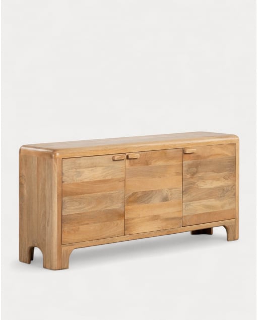 Aparador Bajo 3 Puertas de Madera de Mango Reichel