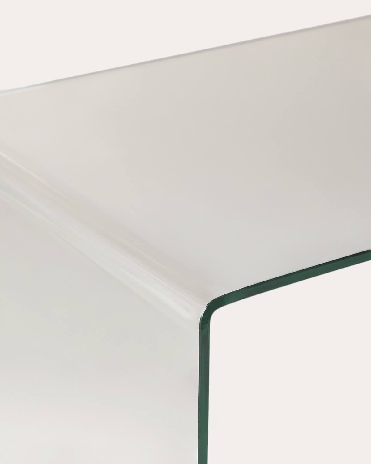 Consola recibidor rectangular 120x60 cm de cristal templado Frigo, imagen de galer&iacute;a 5