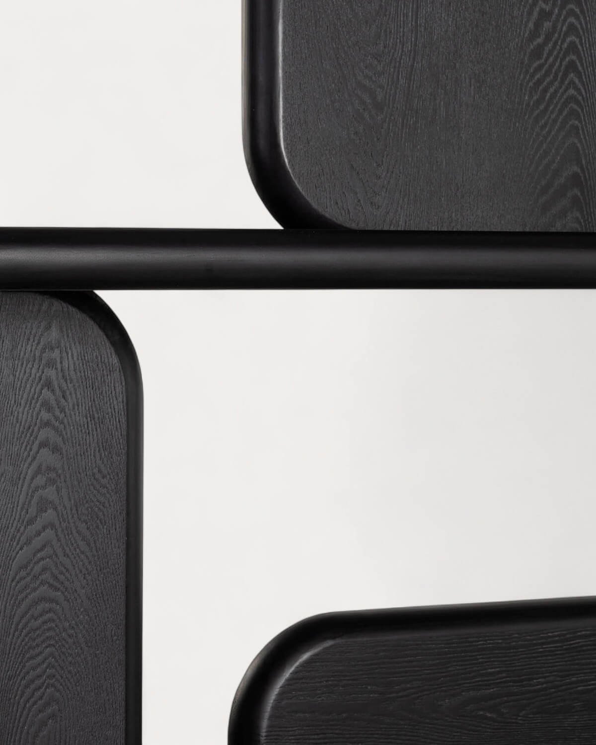 Estantería con Escritorio de Madera de Pino y Madera de Olmo (175x60 cm) Kuroen, imagen de galería 7