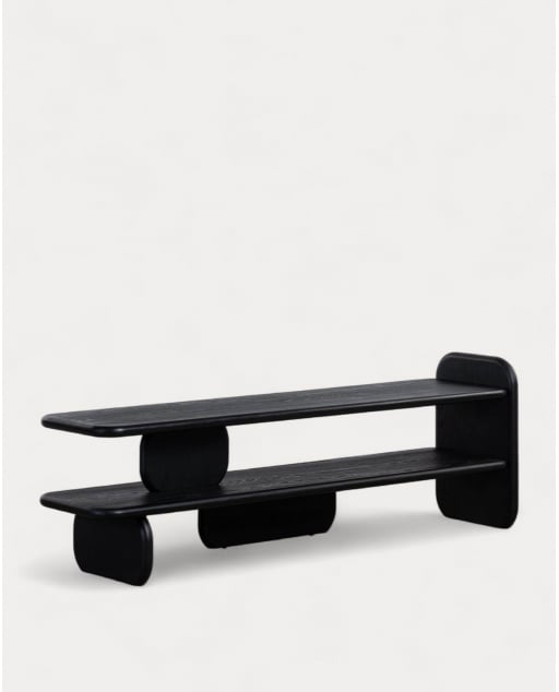 Mueble de TV de Madera de Pino y Madera de Olmo Esther