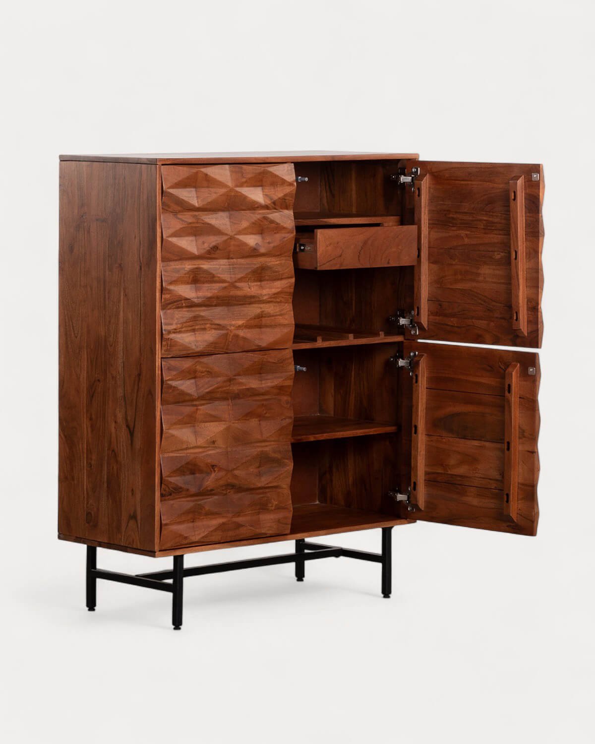 Mueble Bar de Madera de Acacia Duna, imagen de galería 4
