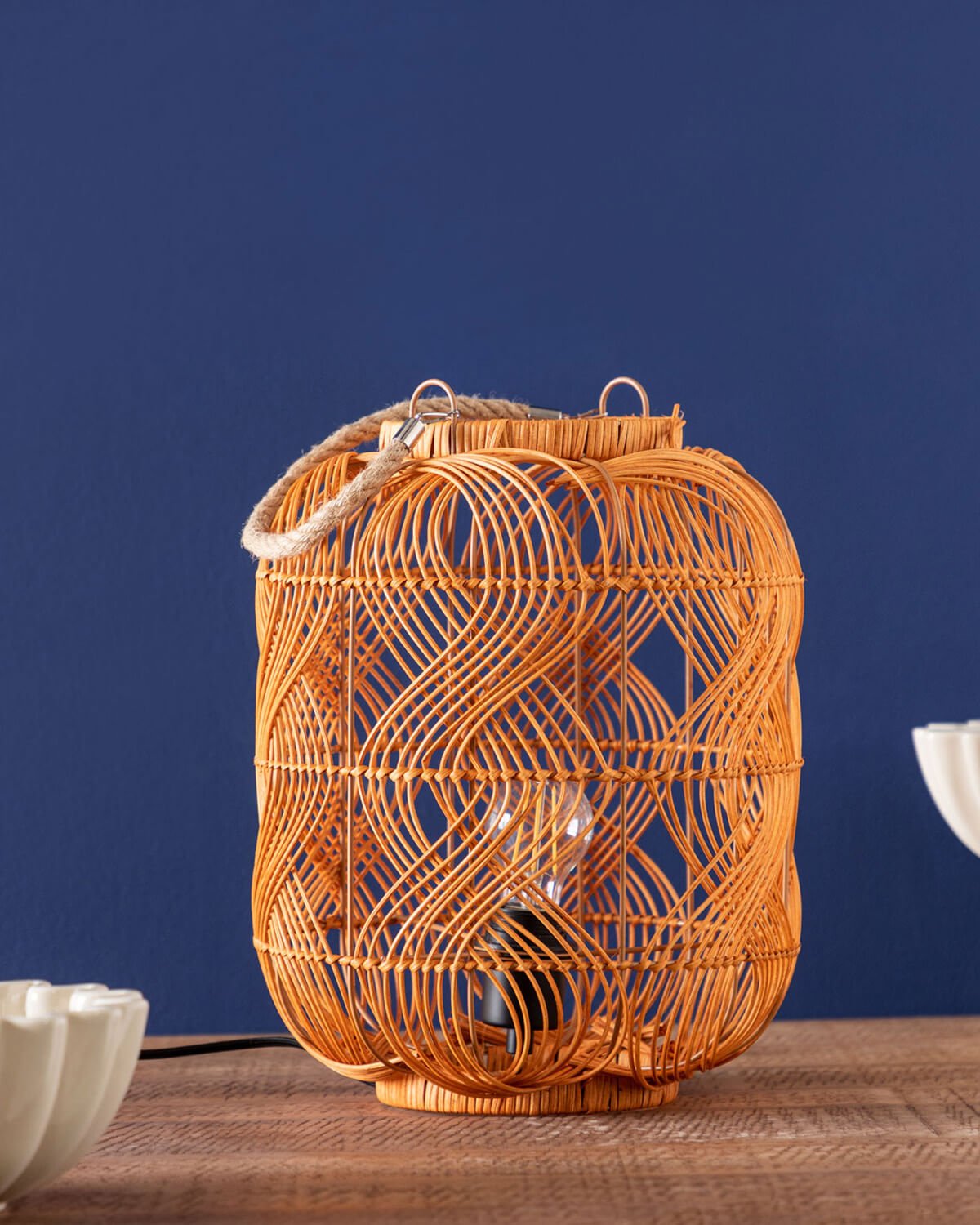 Lámpara de Mesa de Ratán Hopp, imagen de galería 2