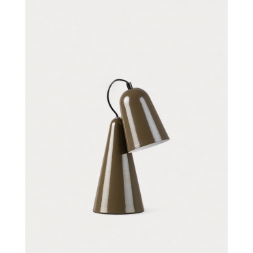 Lámpara de Mesa de Metal Valiria Verde Nori - The Masie