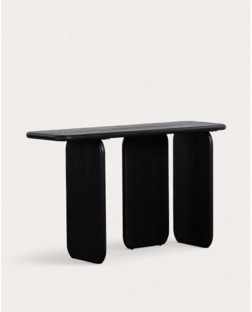 Consola de Madera de Pino y Madera de Olmo (130x40 cm) Kuroen