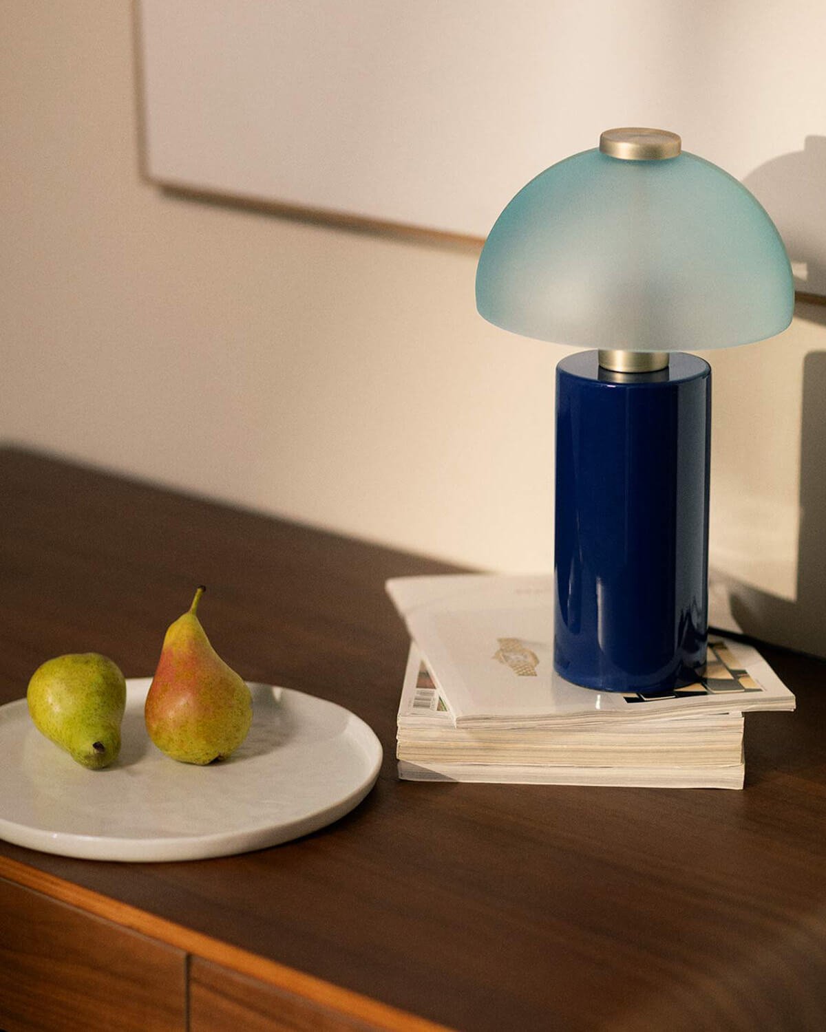 Lámpara de Mesa de Metal y Vidrio (Ø19,5 cm) Seta Vidre, imagen de galería 2