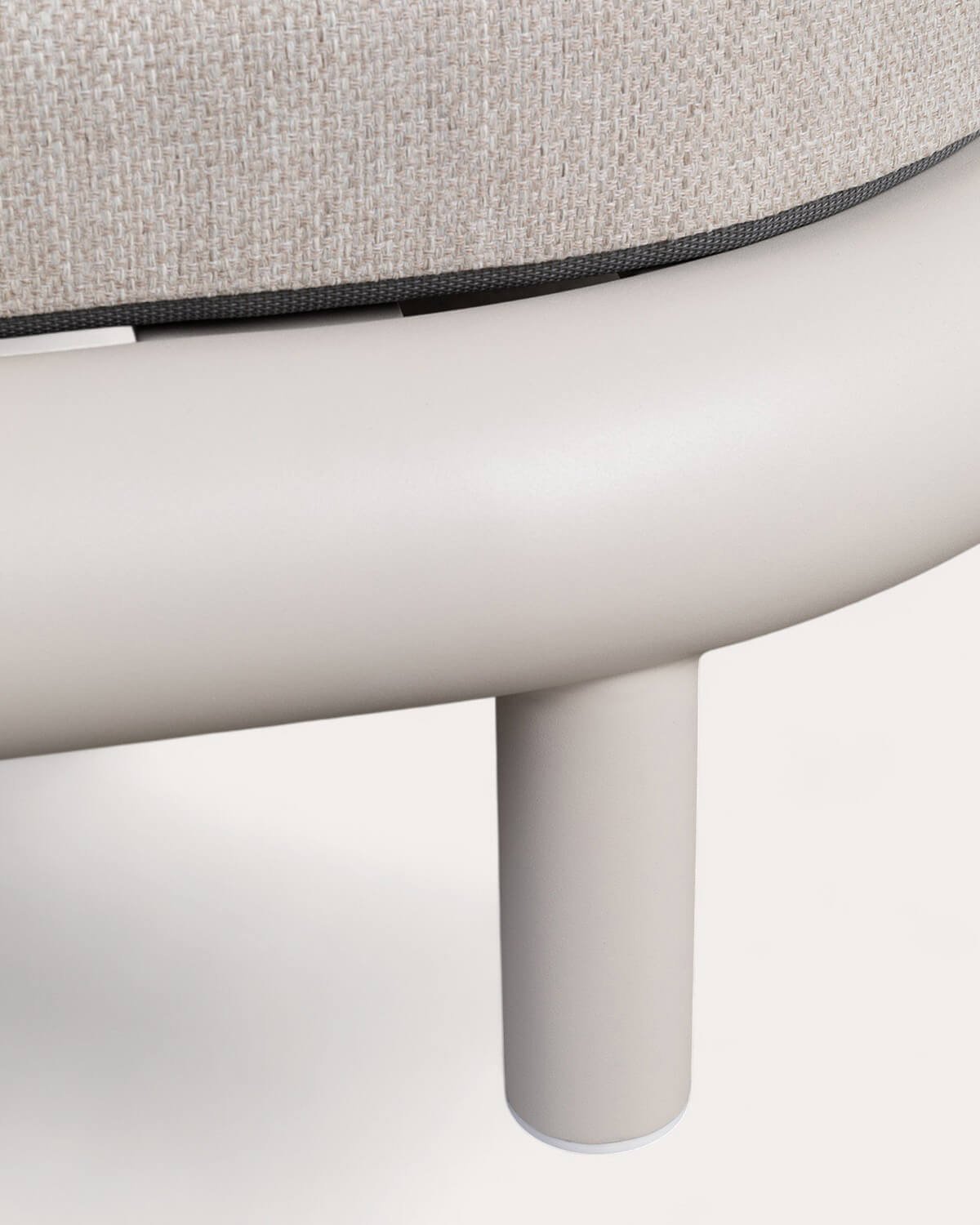 Tumbona Doble Reclinable de Aluminio con Cojín de Tela Cheryl, imagen de galería 6