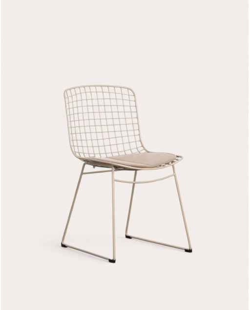 Silla de Comedor con Respaldo Alto de Metal Aras Fresh