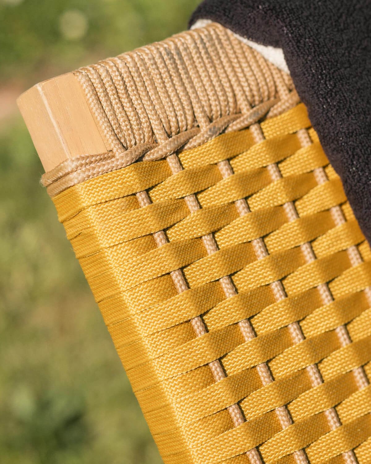 Tumbona con Ruedas de Madera de Acacia y Cuerda Mirle , imagen de galería 3