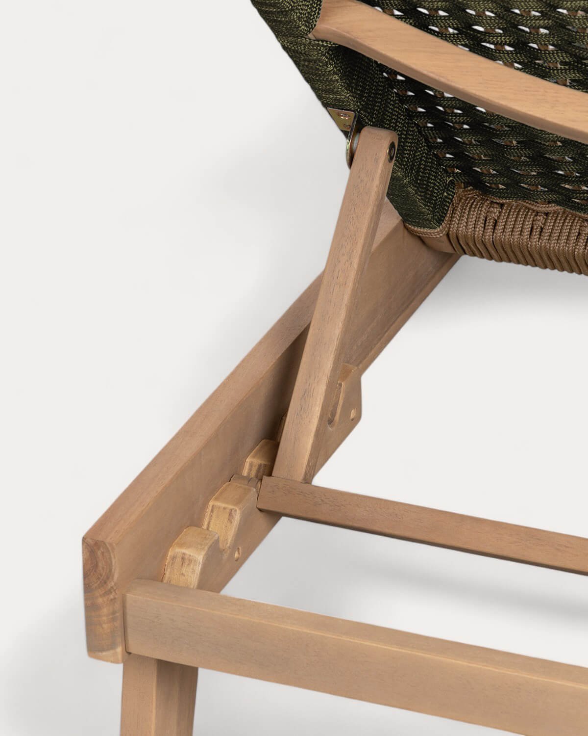 Tumbona con Ruedas de Madera de Acacia y Cuerda Mirle , imagen de galería 8