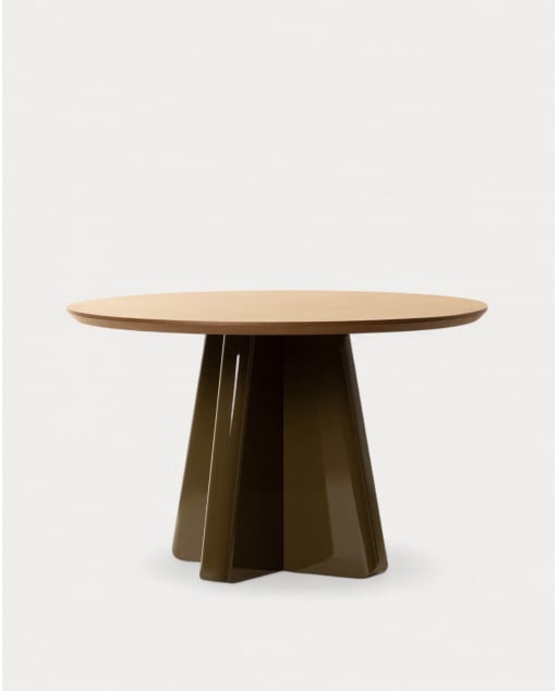 Mesa de Comedor Redonda de Madera (Ø120 cm) Roxenna