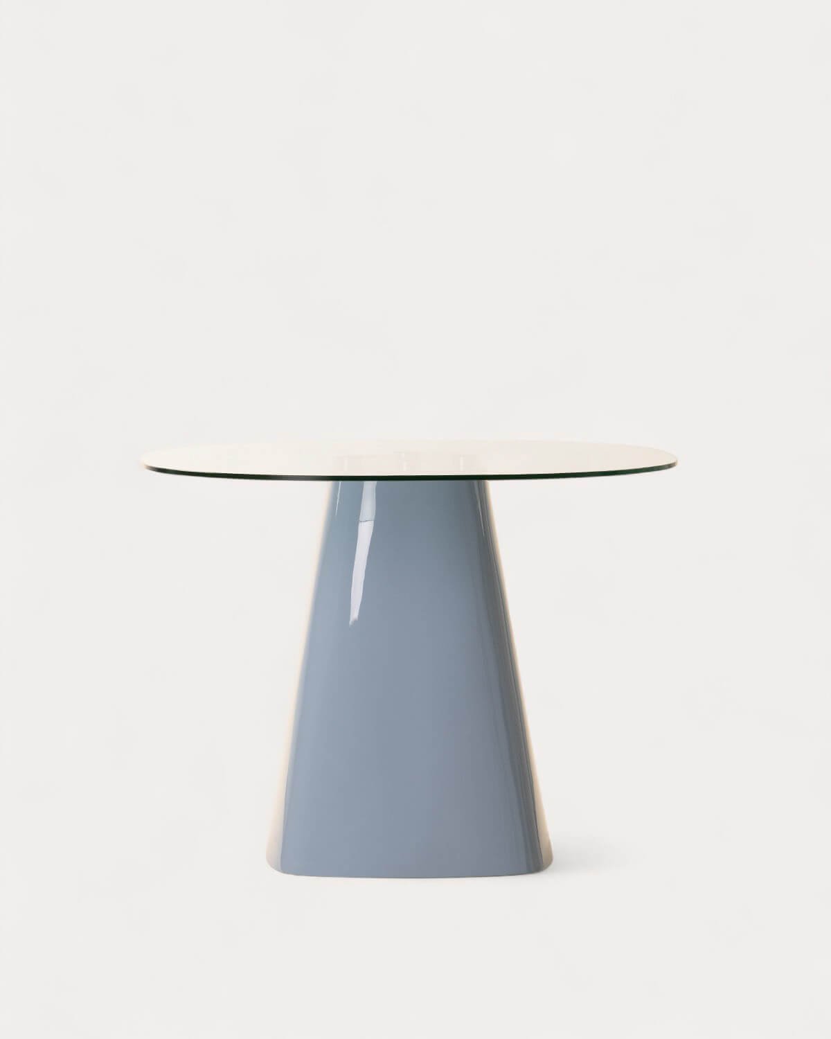 Mesa de Comedor Cuadrada de Madera y Cristal (120x120 cm) Izure, imagen de galería 4644547