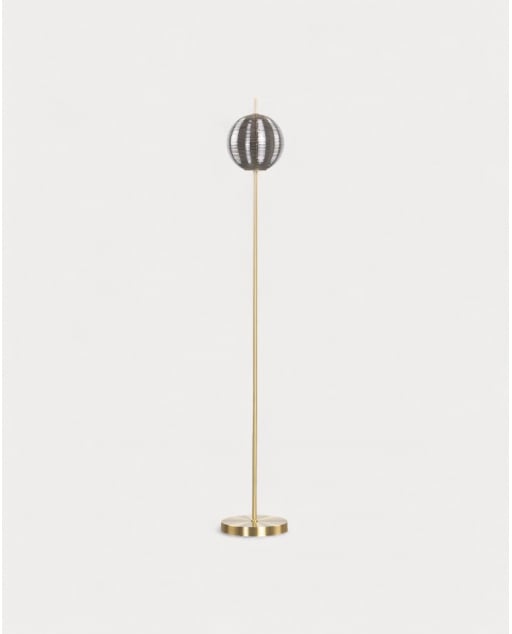 Lámpara de Pie LED Dimmable de Metal Esférica Samil