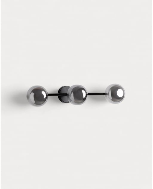 Aplique de Pared con 3 Puntos de Luz de Metal Dasha