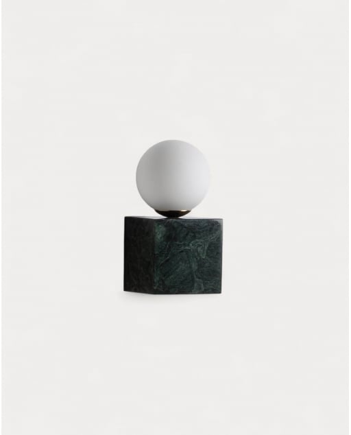 Aplique de Pared Cubo de Mármol Lunas