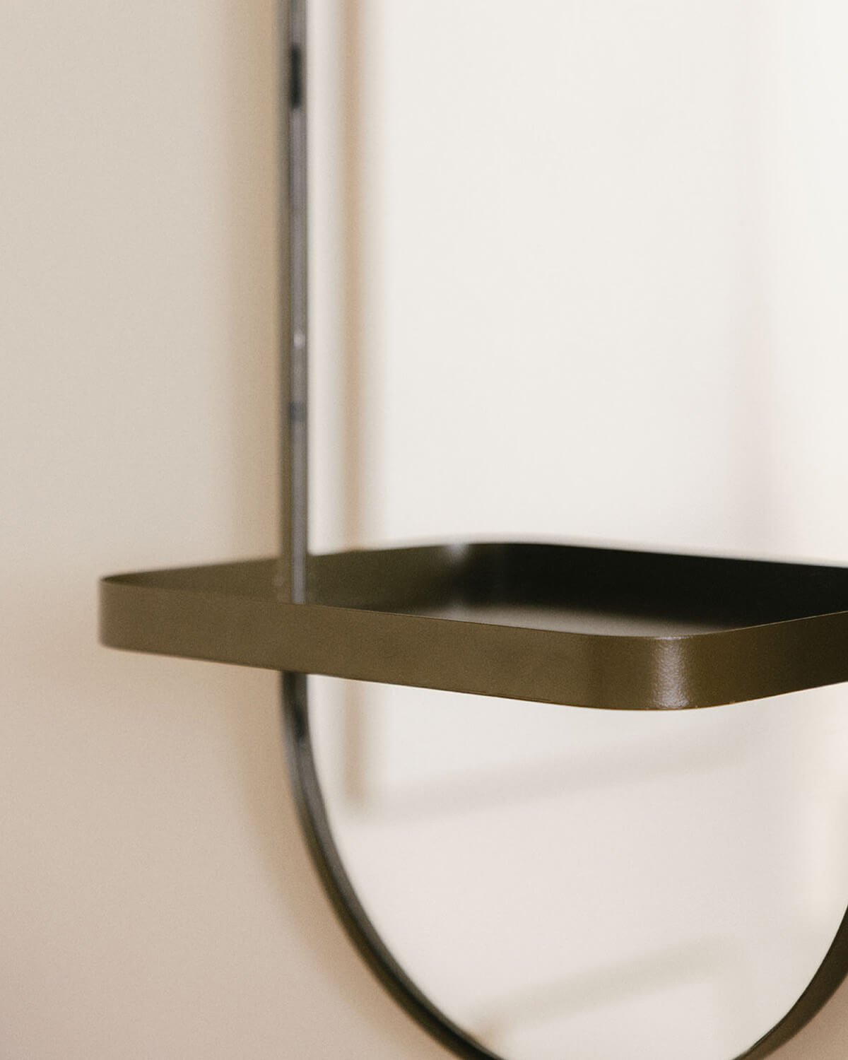 Espejo de Pared con Estante de Metal (60x25 cm) Laiz, imagen de galería 3