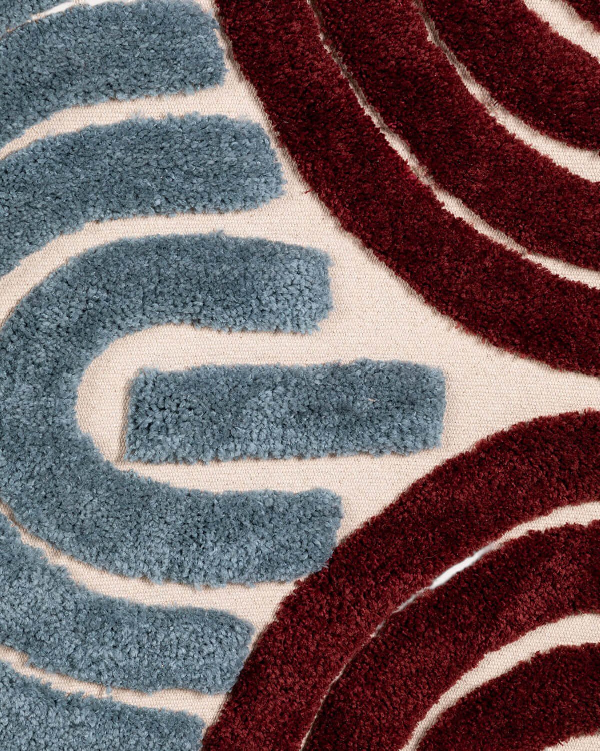 Alfombra Artesanal de Poliéster (236x165 cm) Zanas , imagen de galería 6