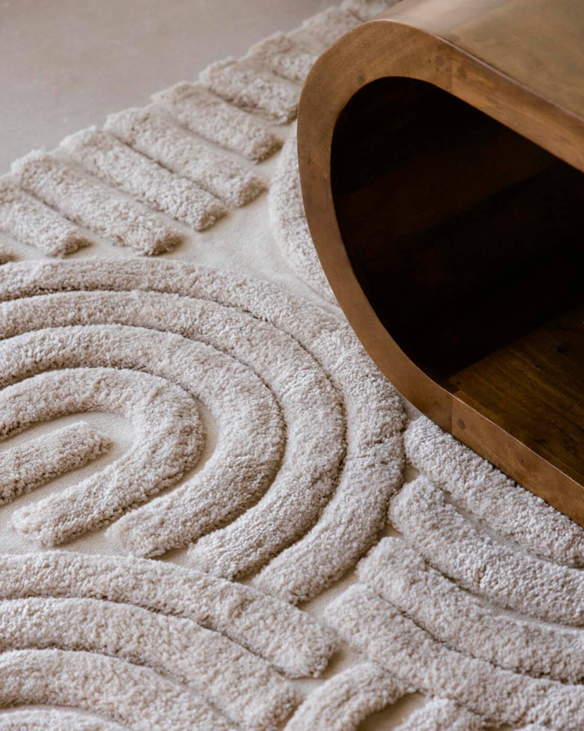 Alfombra Artesanal de Poliéster (236x165 cm) Zanas , imagen de galería 3