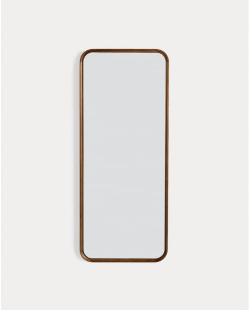 Espejo de Pared Rectangular de Madera de Pino (122x51 cm) Eimar
