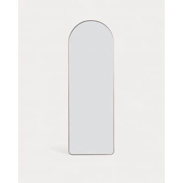 Espejo de Pared de Metal (177x60 cm) Erick Amarillo Dorado - The Masie