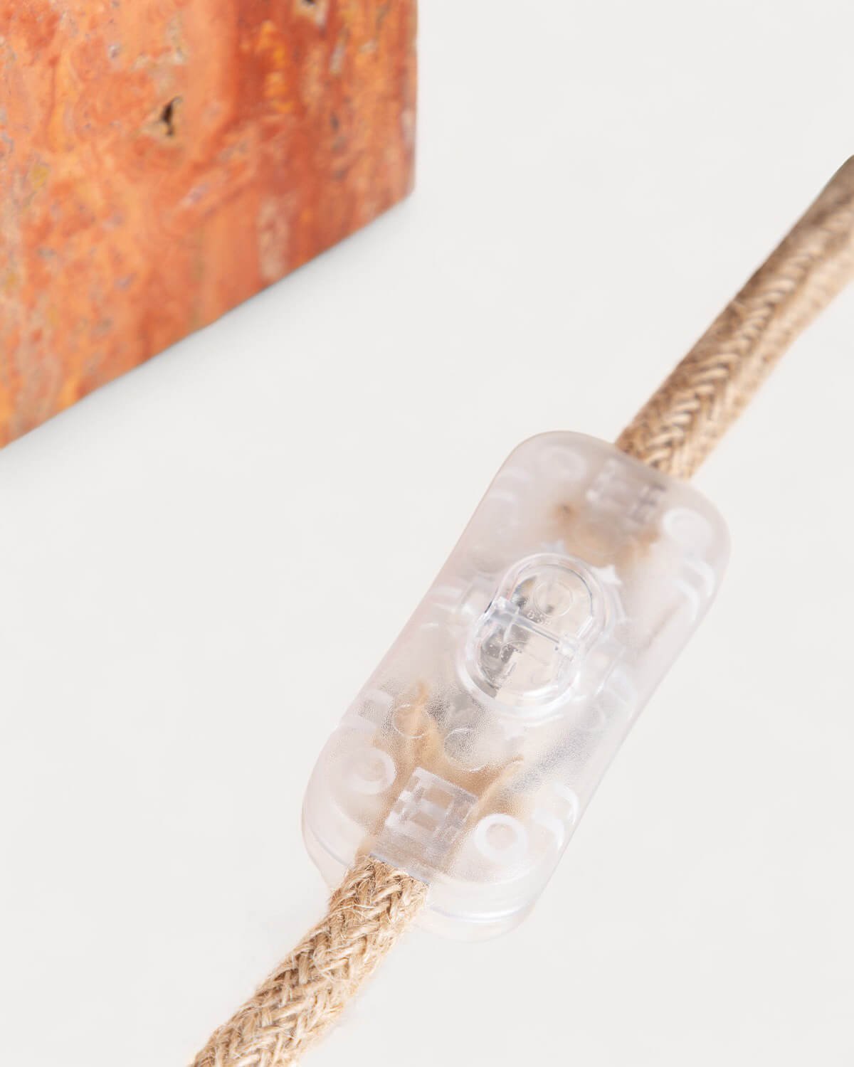 Lámpara de Mesa de Mármol Travertino y Lino Filipa, imagen de galería 8