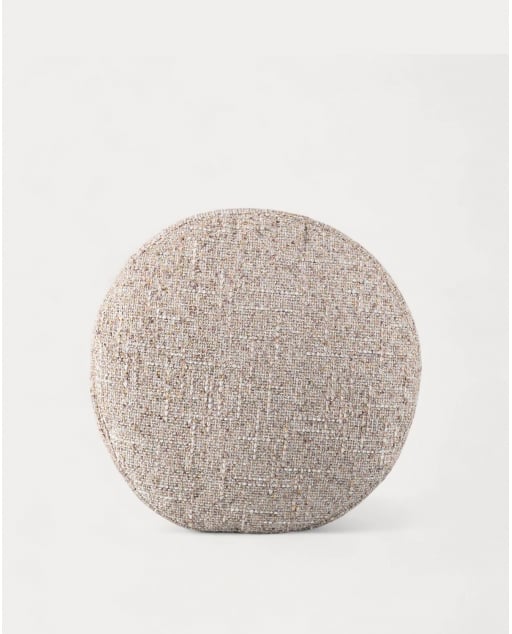 Cojín Redondo de Tela (Ø43 cm) Suaus