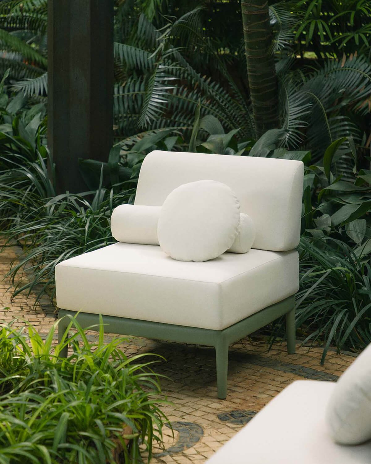 Cojín Redondo de Tela (Ø35 cm) Meivy, imagen de galería 2