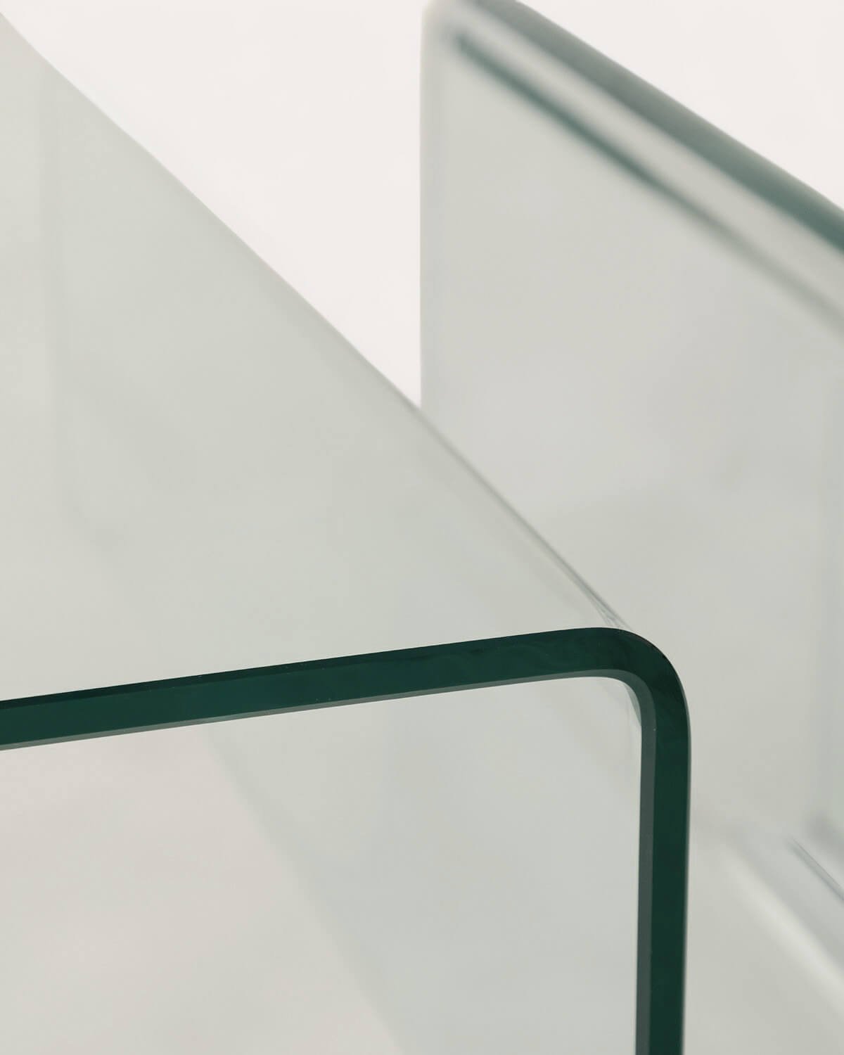 Mesa de Centro Rectangular de Cristal Curvado (118x60 cm) Adit, imagen de galería 6
