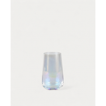 Pack 4 Vasos Altos de Vidrio Iridiscente Odin Iridiscente - The Masie
