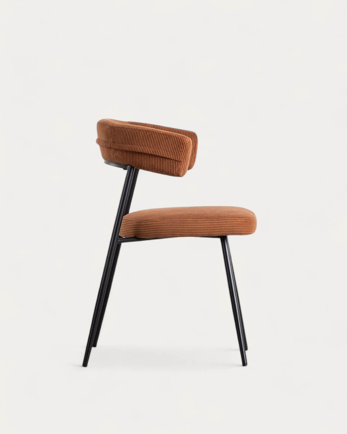 Pack 4 Sillas de Comedor de Metal Eloise Pana, imagen de galería 4