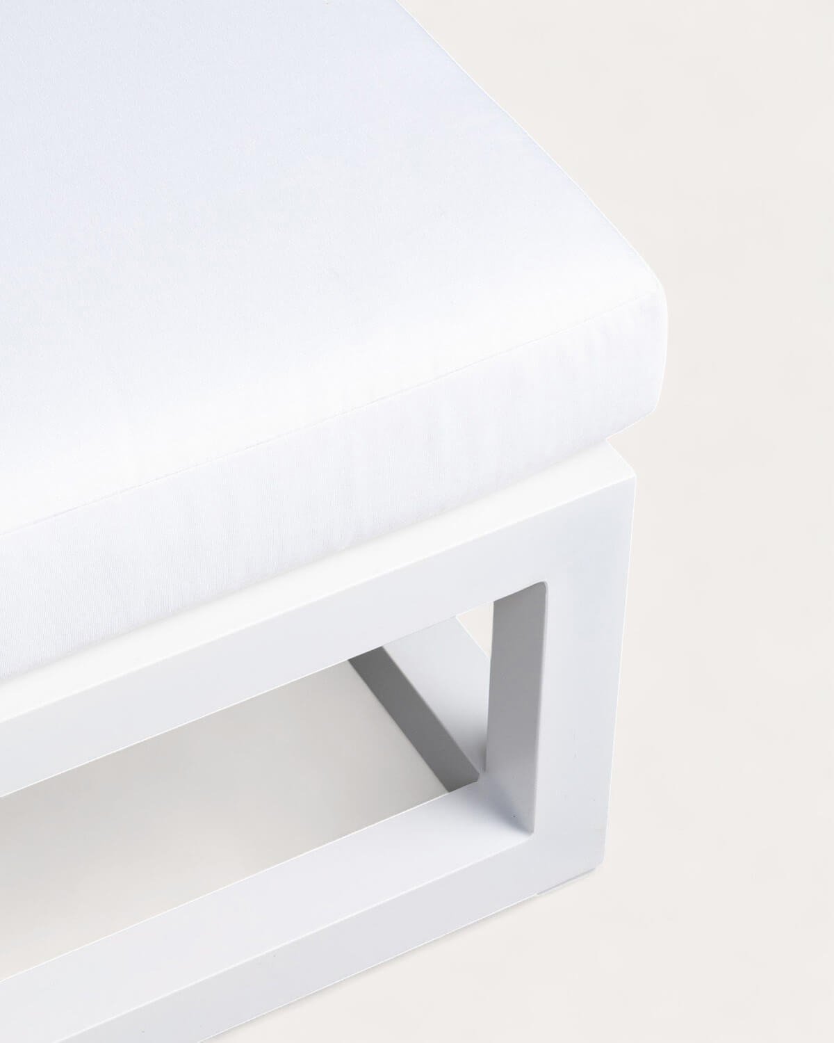 Tumbona Doble Reclinable de Aluminio con Cojín de Tela Kewin, imagen de galería 9