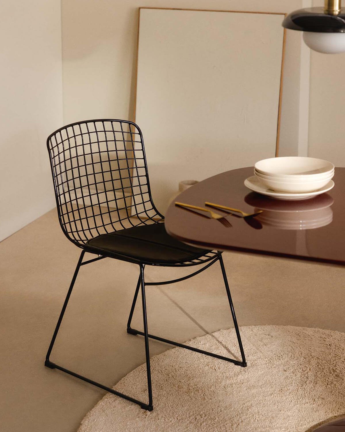 Pack 4 Sillas de Comedor de Metal Respaldo Alto Aras , imagen de galería 2