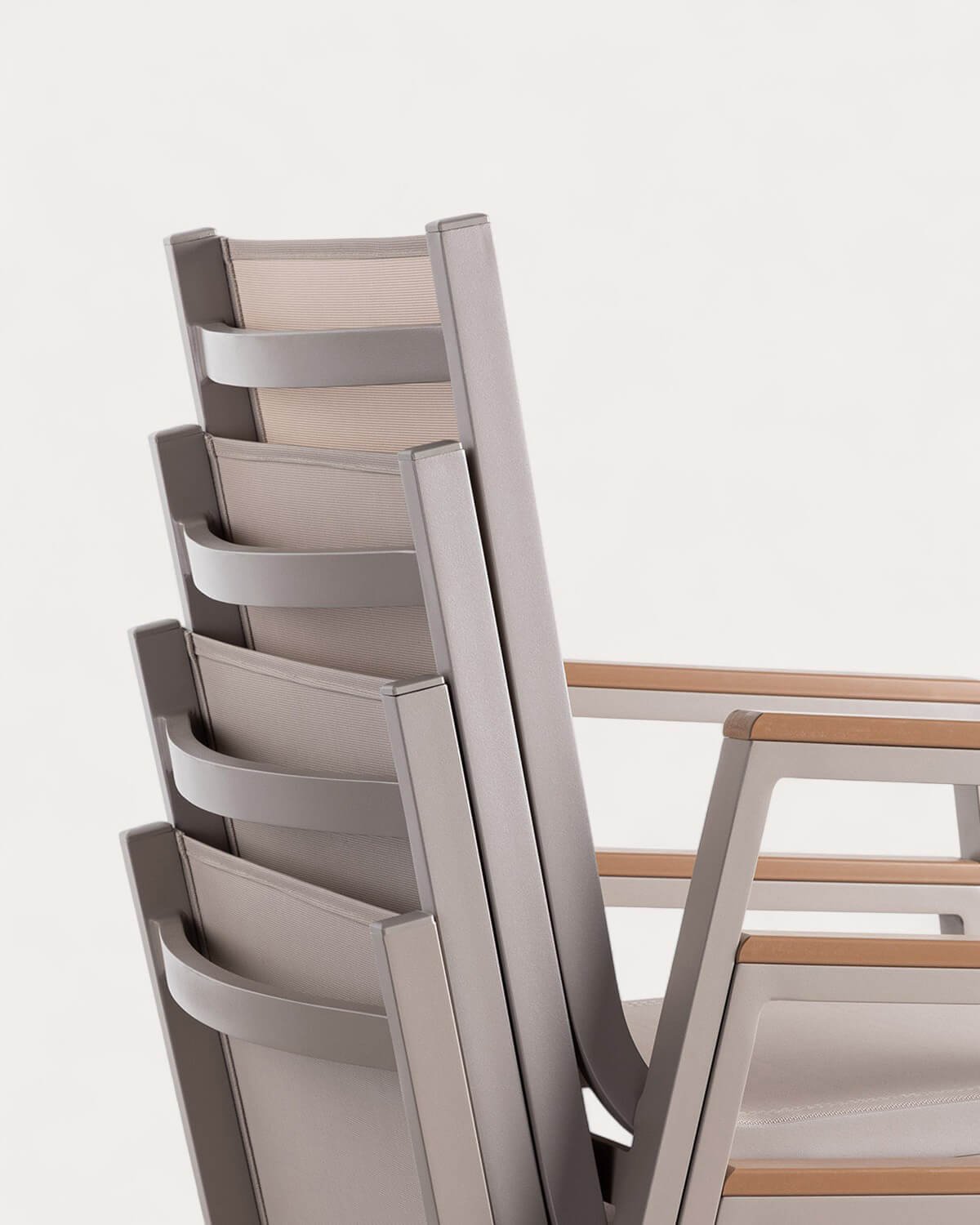 Set de Mesa de Aluminio (180x90 cm) y 4 Sillas de Exterior Korce, imagen de galer&iacute;a 4