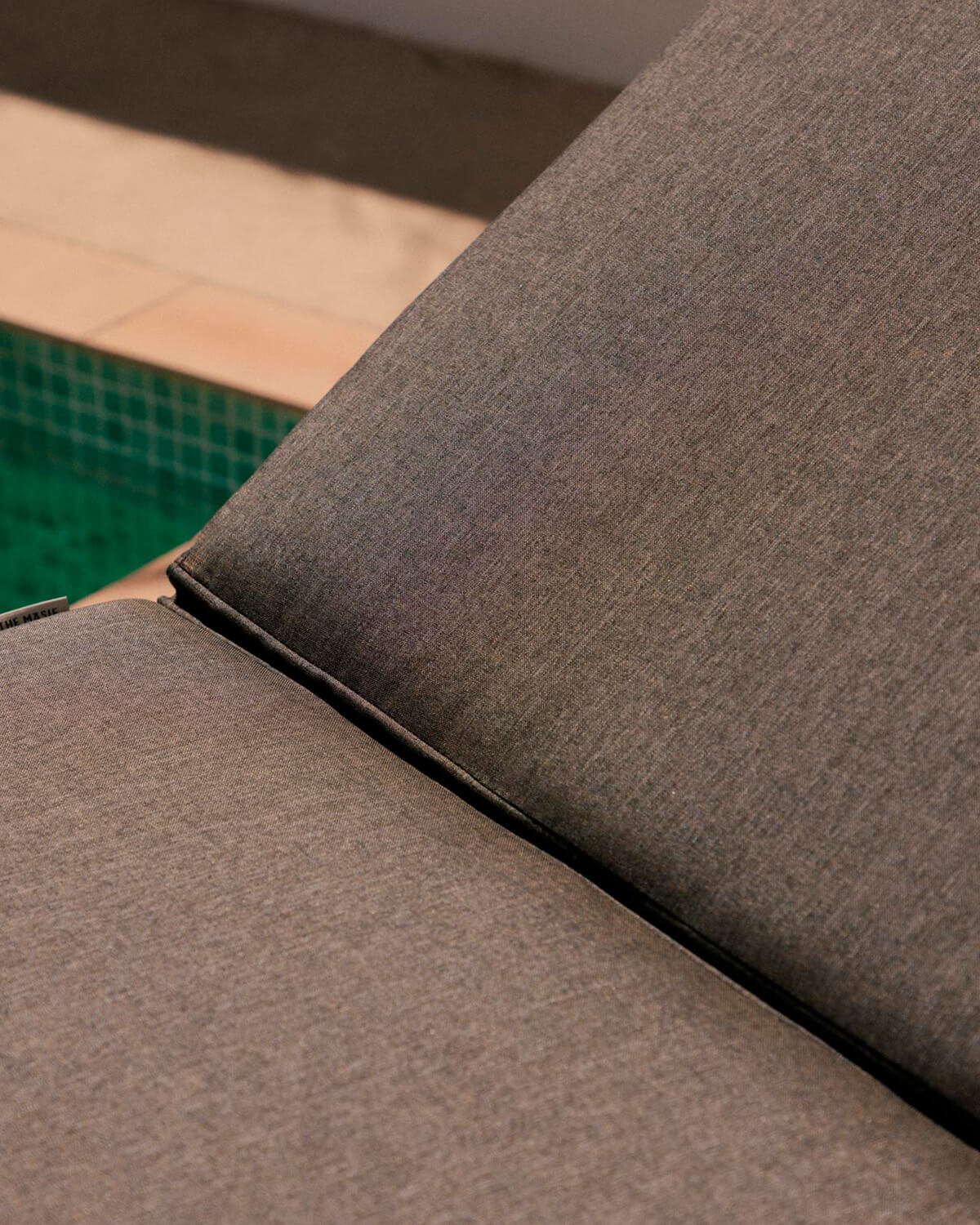 Tumbona Reclinable de Aluminio con Cojín de Tela New Kreta, imagen de galería 3