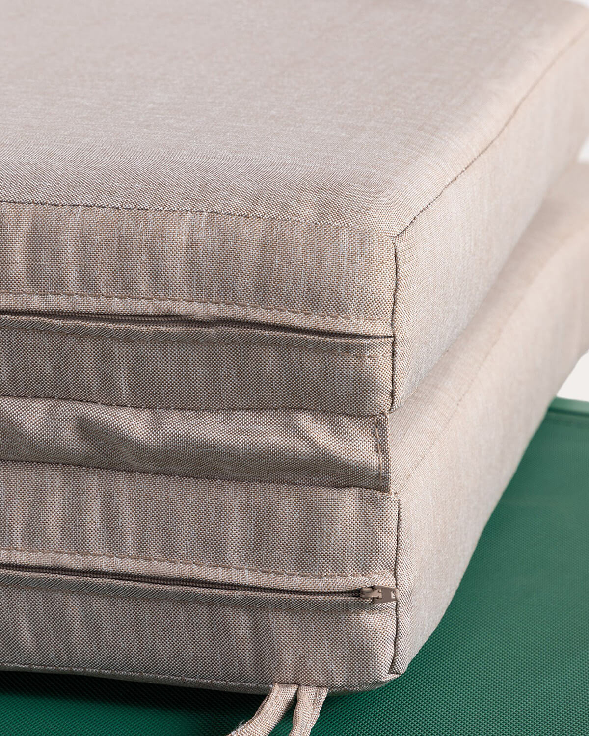 Tumbona Reclinable de Aluminio con Cojín de Tela New Kreta, imagen de galer&iacute;a 5