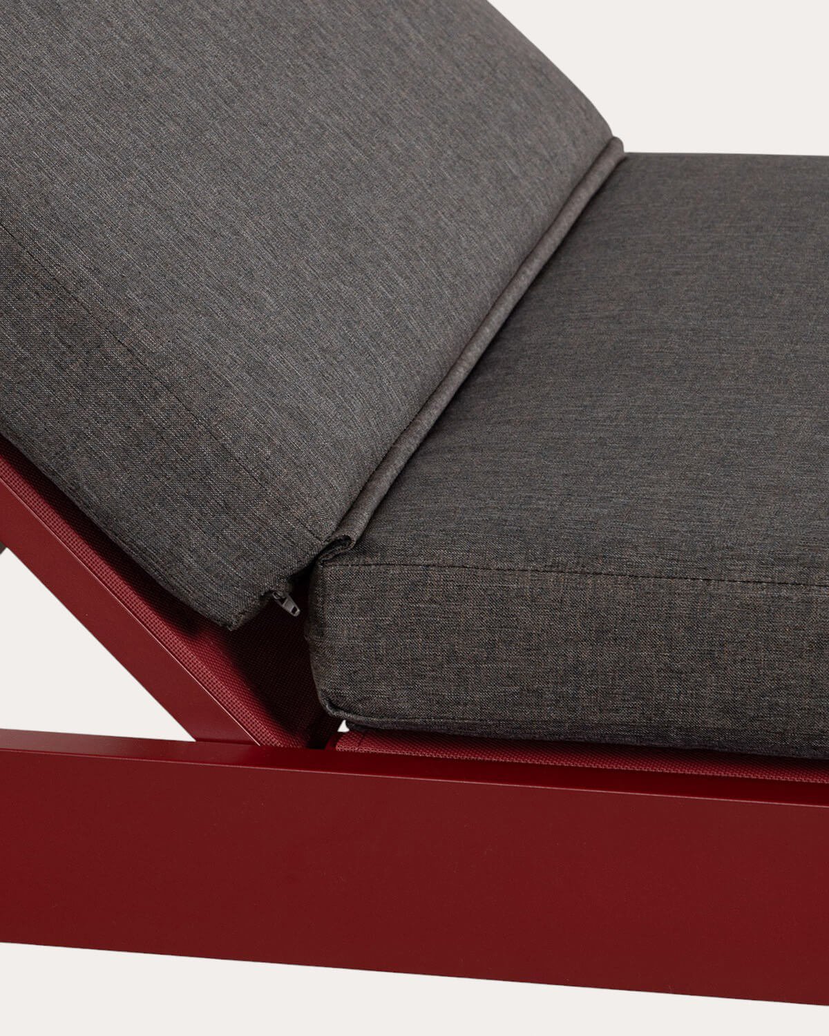 Tumbona Reclinable de Aluminio con Cojín de Tela New Kreta, imagen de galería 4