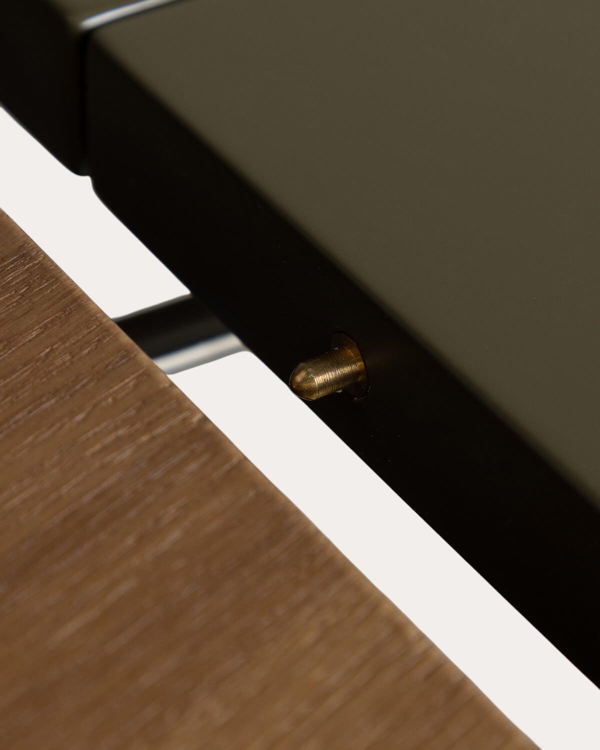 Mesa de Comedor Extensible de Madera y Metal (240x100) Bilal, imagen de galería 6