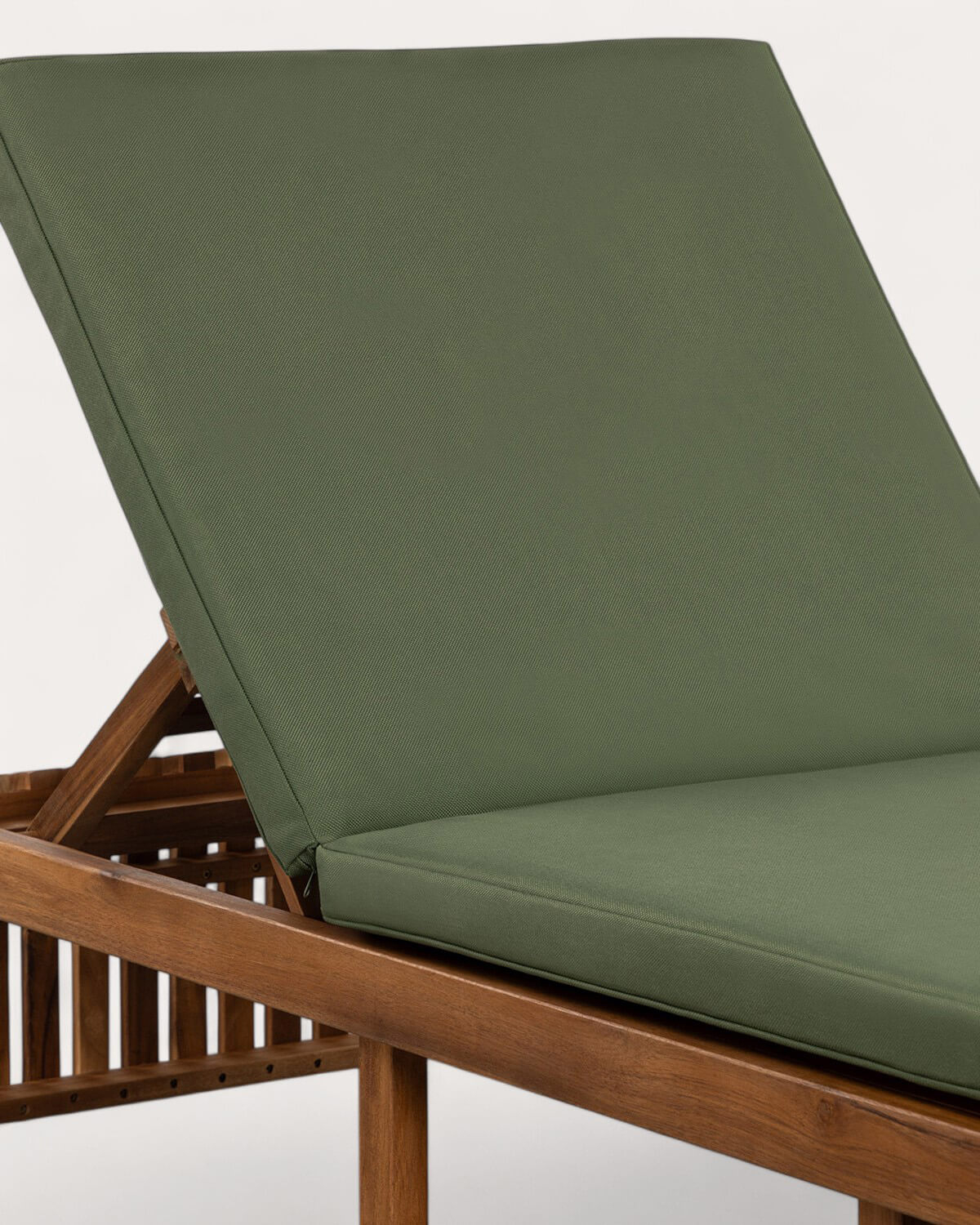 Set de 2 Tumbonas y Mesa Auxiliar de Madera de Acacia (45x45 cm) Hazan, imagen de galer&iacute;a 4