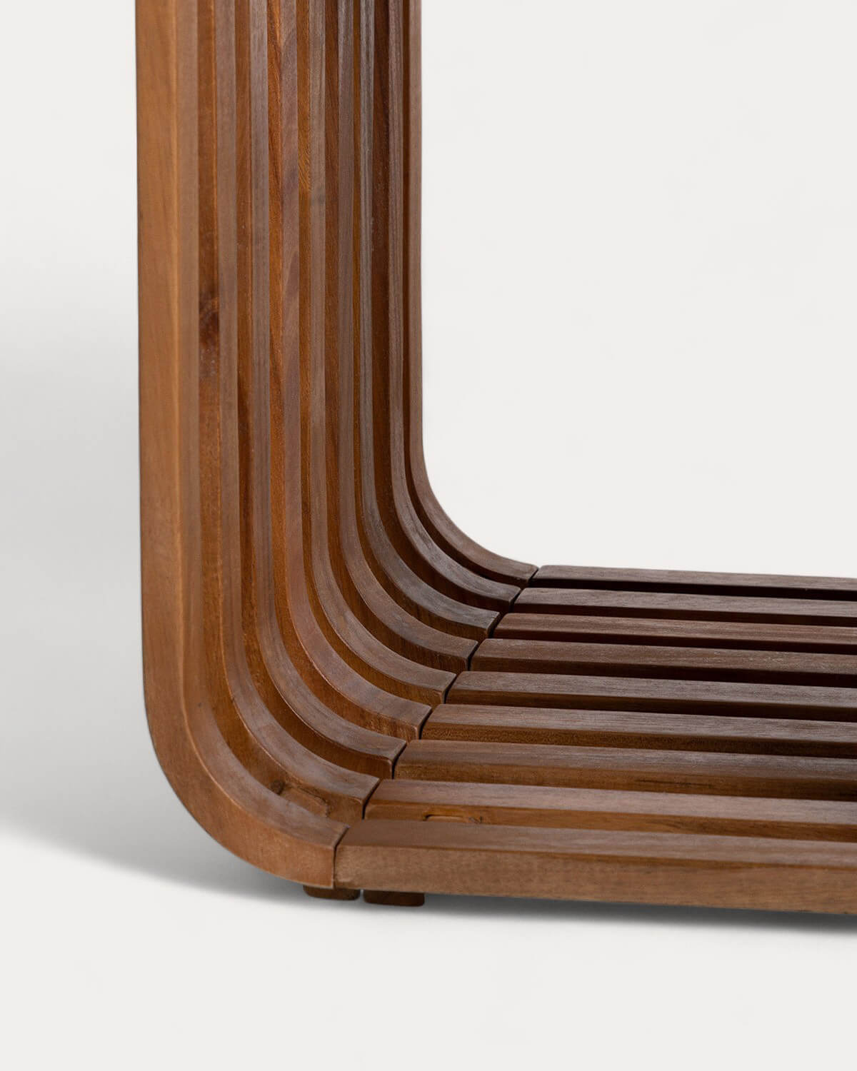 Set de 2 Tumbonas y Mesa Auxiliar de Madera de Acacia (45x45 cm) Hazan, imagen de galer&iacute;a 6