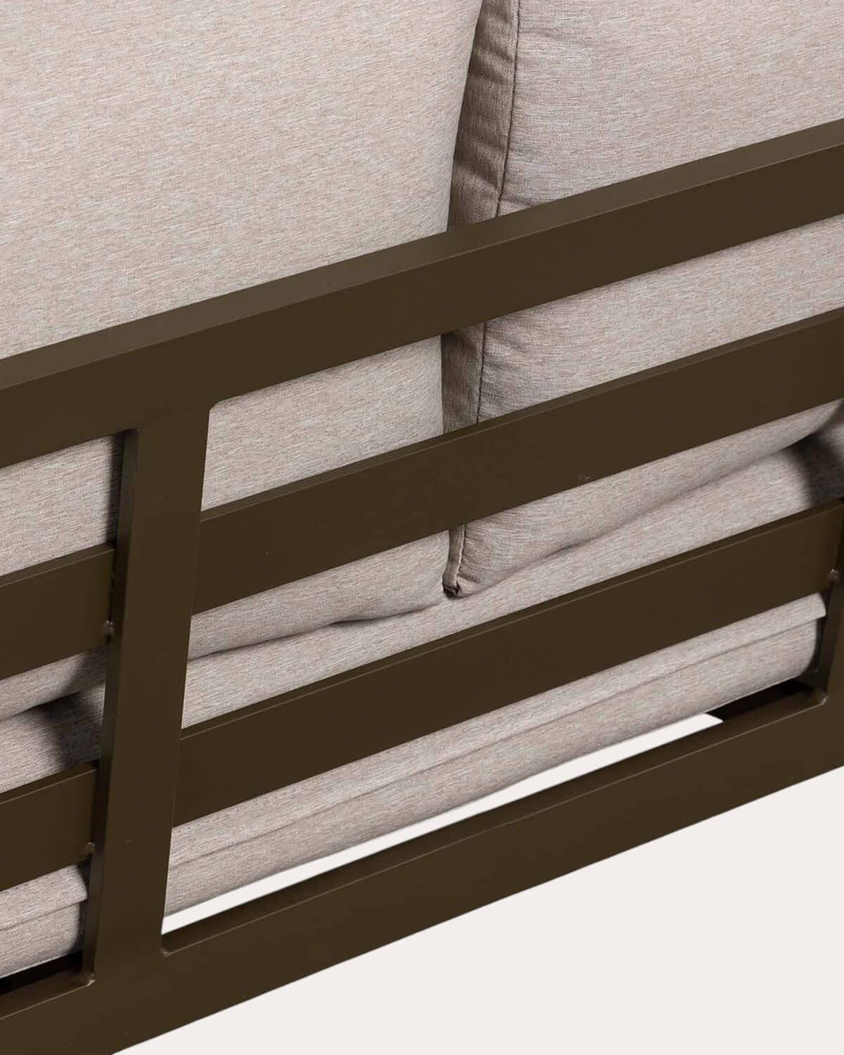 Set de Jardín con 2 Sofás, 1 Sillón y Mesa de Centro de Madera de Teca y Metal Emilia, imagen de galer&iacute;a 11