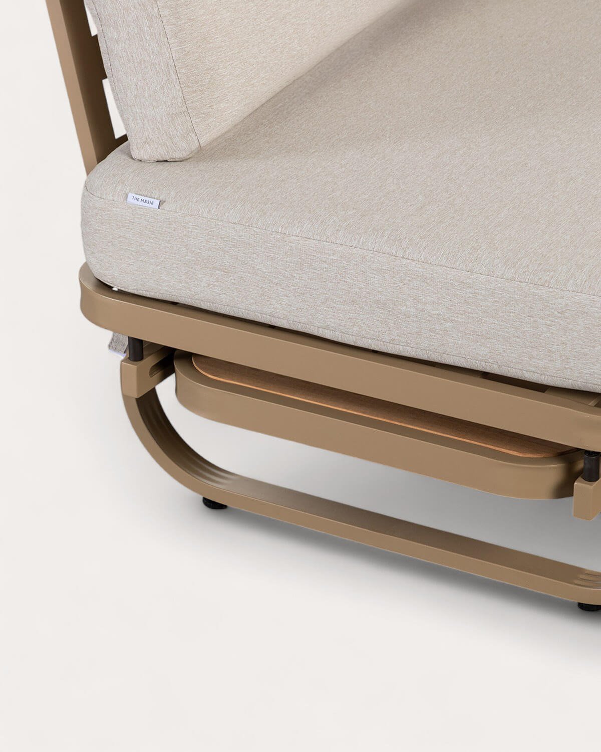 Set de Jardín con 2 Sofás, 1 Sillón y Mesa de Centro de Madera de Teca y Metal Emilia, imagen de galería 6