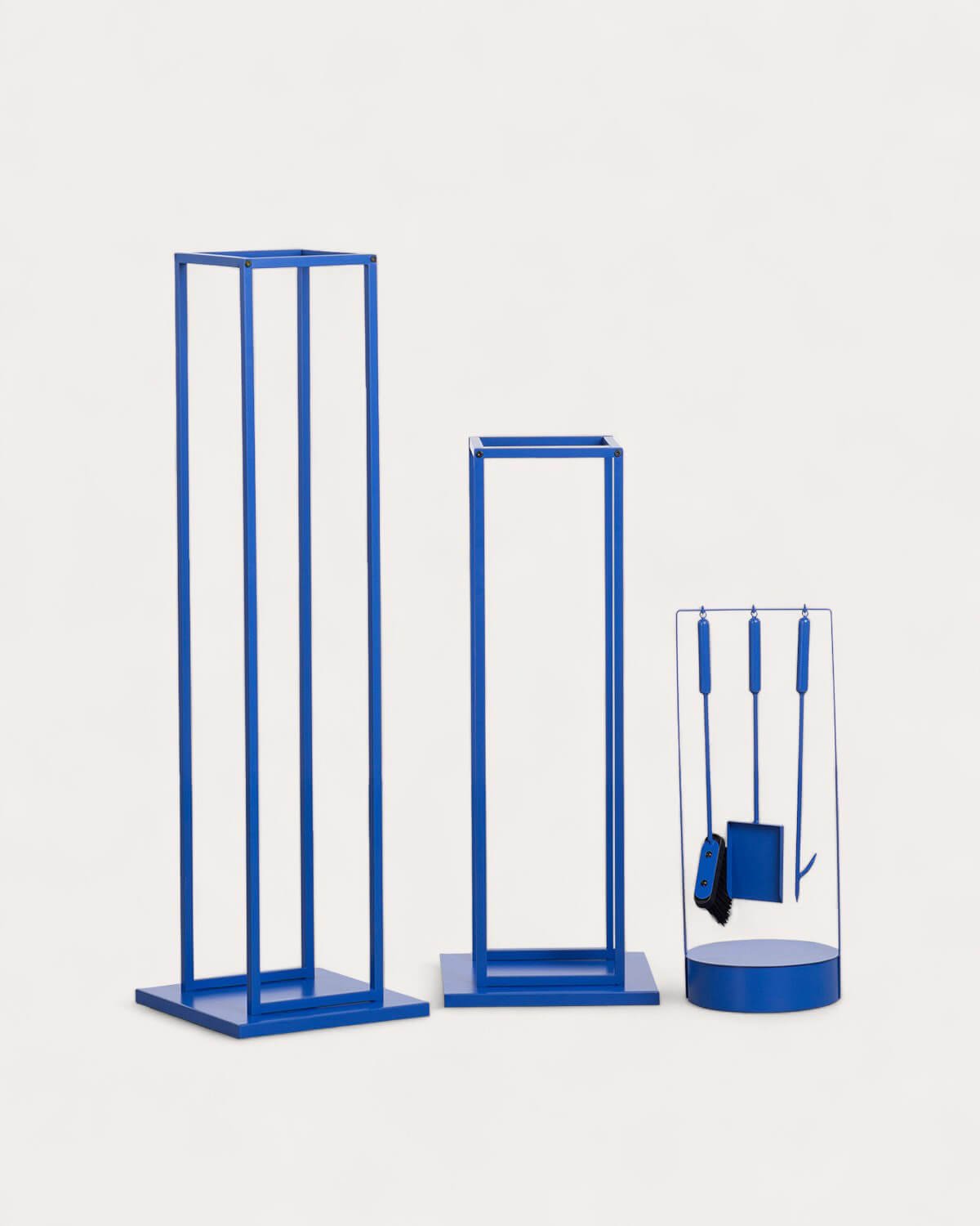 Conjunto de 2 Leñeros y Accesorios para Chimenea Lior, imagen de galer&iacute;a 1