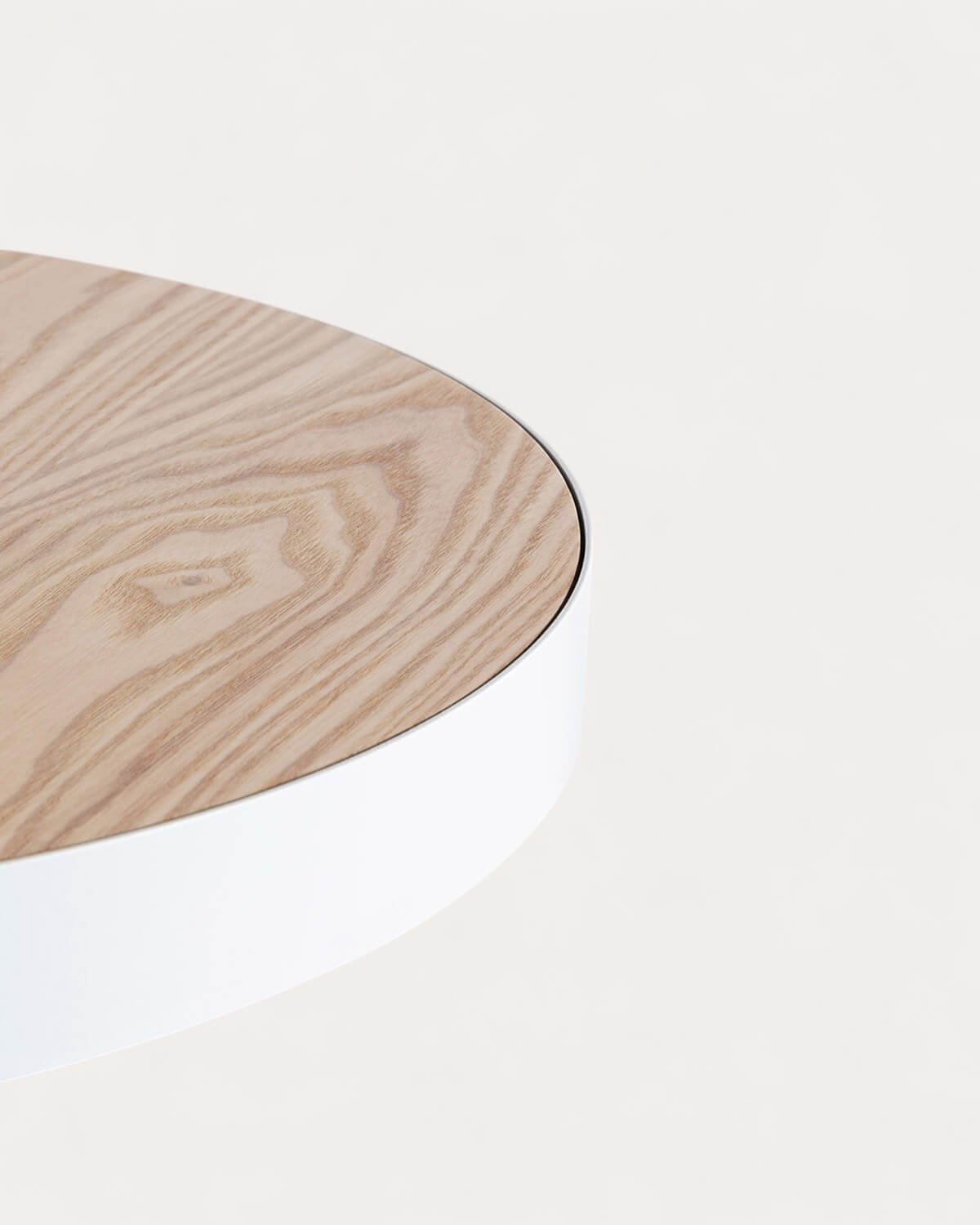 Set de Mesa Alta Redonda (Ø60 cm) Zoar y 2 Taburetes de Metal y Madera Roses, imagen de galería 5