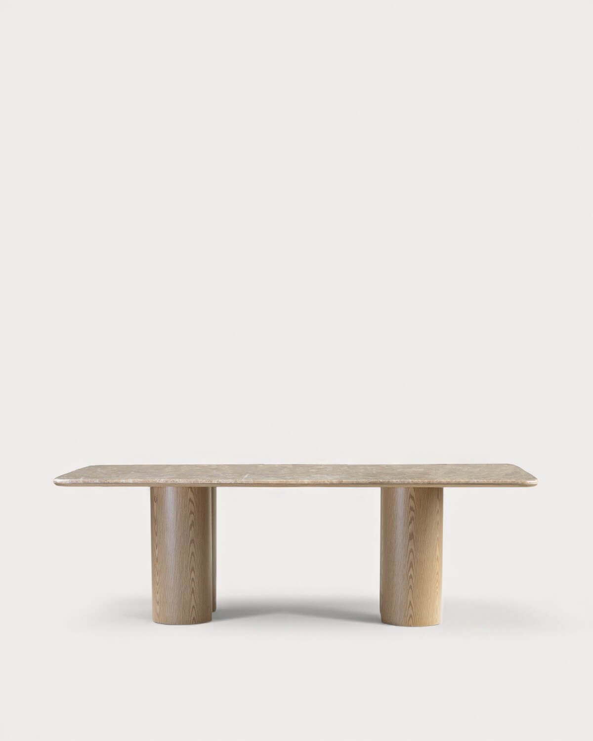 Mesa de Comedor Rectangular de Mármol y Madera (240x110 cm) Aegir, imagen de galería 2